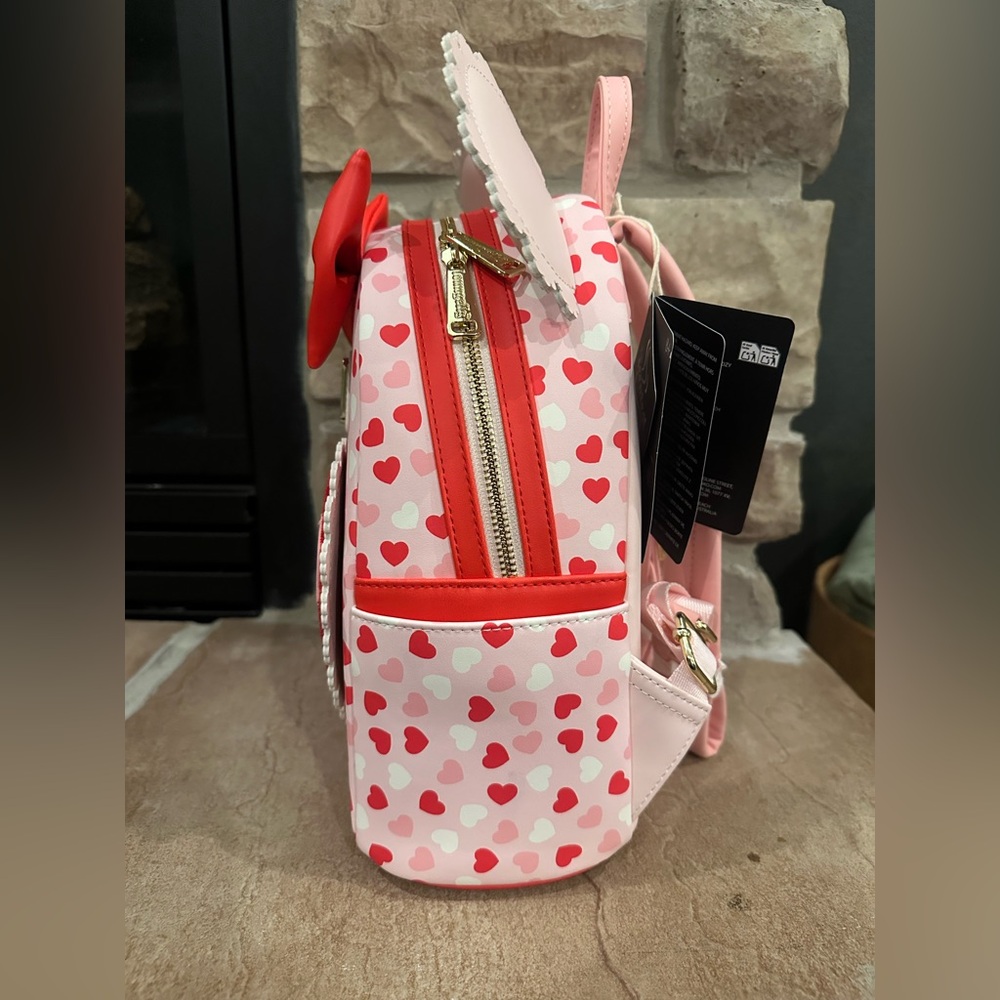 Adorable Loungefly Minnie and Mickey Mini Backpack ❤️ 💖 - Picture 6 of 9